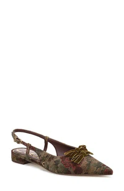 Circus Ny By Sam Edelman Delanie Pointed Toe Slingback Flat In Multi