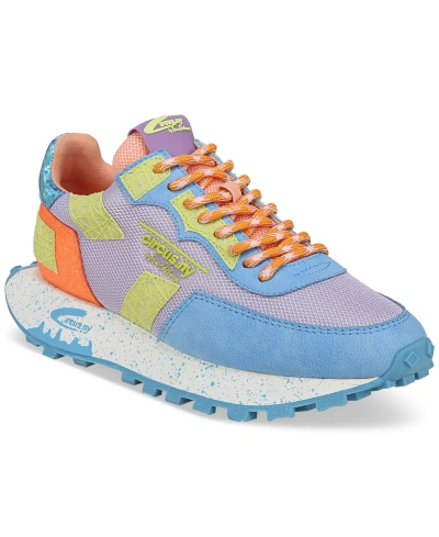 Circus Ny By Sam Edelman Devyn Lace-up Jogger Sneakers In Purple,blue,orange Multi
