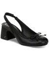 Circus Ny By Sam Edelman Diane Slingback Block-heel Ballet Pumps In Black