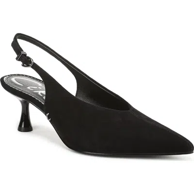 Circus Ny By Sam Edelman Fawn Pointed Toe Slingback Pump In Black
