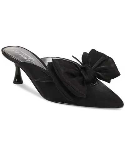 Circus Ny By Sam Edelman Fiona Mid-heel Bow Pumps In Black