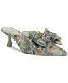 Circus Ny By Sam Edelman Fiona Mid-heel Bow Pumps In Cool Mint Multi