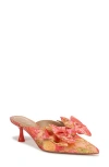 Circus Ny By Sam Edelman Fiona Mid-heel Bow Pumps In Apricot Haze Multi