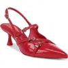 Circus Ny By Sam Edelman Fraya Slingback Pointed Toe Pump In Riviera Red