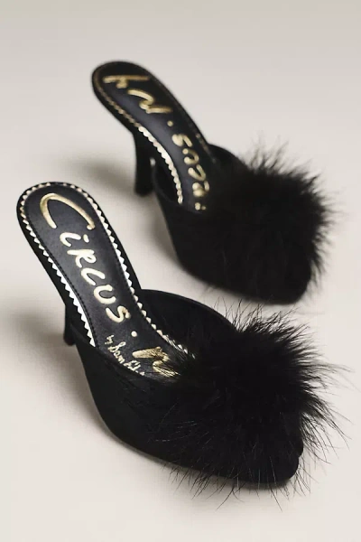 Circus Ny By Sam Edelman Glenda Fluff Heels In Black