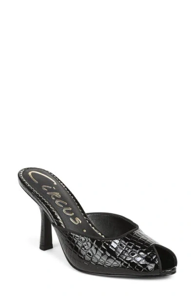 Circus Ny By Sam Edelman Glenda Peep Toe Slide Sandal In Animal Print