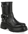 Circus Ny By Sam Edelman Hadley Lug-solo Moto Booties In Black