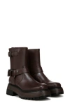 Circus Ny By Sam Edelman Hadley Lug-solo Moto Booties In Dark Chocolate