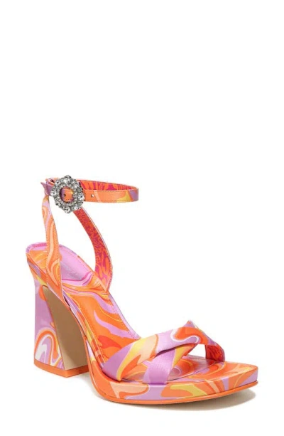 Circus Ny By Sam Edelman Haidyn Ankle Strap Sandal In Orange Popsicle Multi