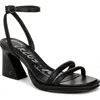 Circus Ny By Sam Edelman Holly Ankle Strap Sandal In Black Smooth