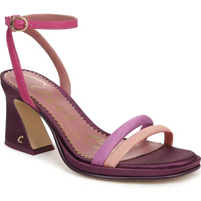 Circus Ny By Sam Edelman Holly Ankle Strap Sandal In Blush/lilac/punchy Pink