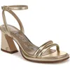 Circus Ny By Sam Edelman Holly Ankle Strap Sandal In Gold Leaf
