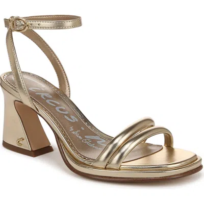 Circus Ny By Sam Edelman Holly Ankle Strap Sandal In Gold Leaf