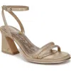 Circus Ny By Sam Edelman Holly Ankle Strap Sandal In Soft Gold