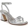 Circus Ny By Sam Edelman Hartlie Ankle Strap Sandal In Soft Silver