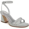 Circus Ny By Sam Edelman Holly Glitz Ankle Strap Sandal In Silver