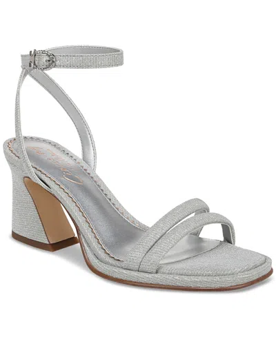 CIRCUS NY BY SAM EDELMAN HOLLY GLITZ STRAPPY BLOCK-HEEL DRESS SANDALS
