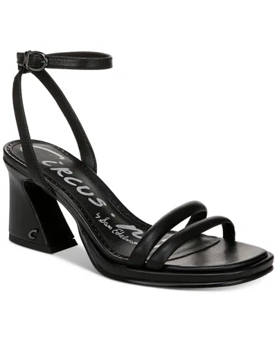Circus Ny By Sam Edelman Holly Strappy Block-heel Dress Sandals In Black