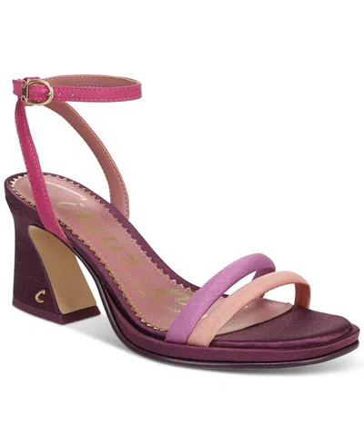 Circus Ny By Sam Edelman Holly Strappy Block-heel Dress Sandals In Blush,lilac,pink