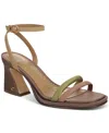 Circus Ny By Sam Edelman Holly Strappy Block-heel Dress Sandals In Copper,green,bronze