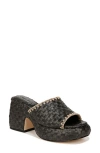 Circus Ny By Sam Edelman Women's Ilyse Platform Woven Stitched Sandals In Black