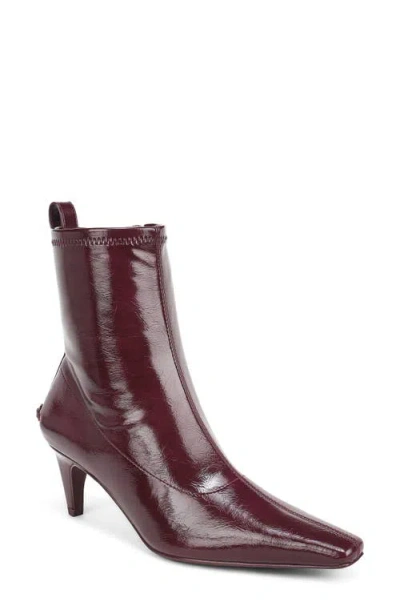 Circus Ny By Sam Edelman Ines Faux Leather Bootie In Deep Pecan