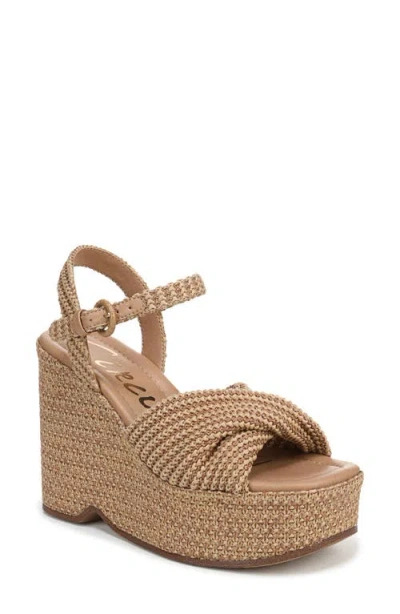 Circus Ny By Sam Edelman Joanne Ankle Strap Platform Wedge Sandal In Brown