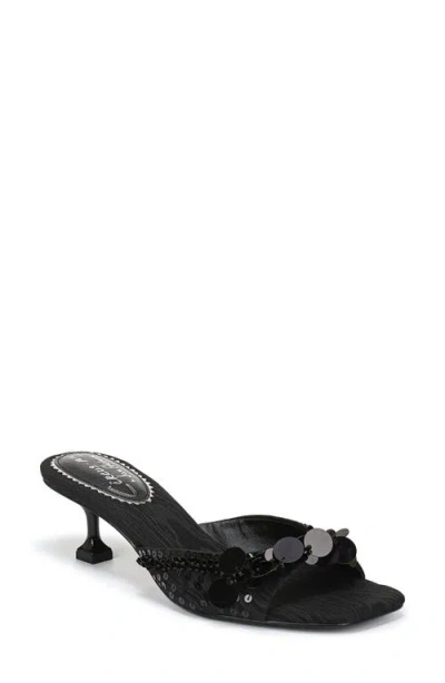 Circus Ny By Sam Edelman Juliana Sequin Sandal In Black