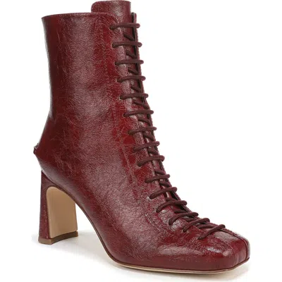 Circus Ny By Sam Edelman Kendra Block Heel Bootie In Burgundy