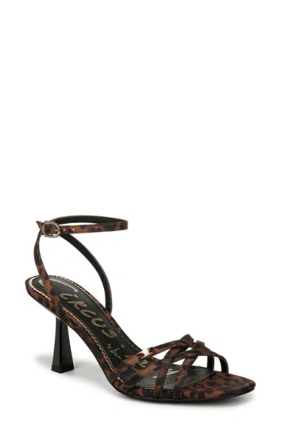 Circus Ny By Sam Edelman Kenzie Ankle Strap Sandal In Black Natural Multi