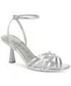 Circus Ny By Sam Edelman Kenzie Strappy Dress Sandals In Soft Silver Metallic
