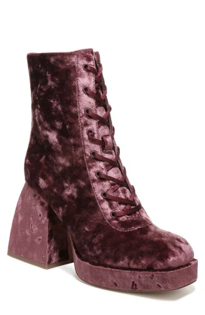 Circus Ny Kia Block Heel Bootie In Red Currant