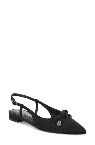 Circus Ny By Sam Edelman Lafayette Pointed Toe Slingback Sandal In Black