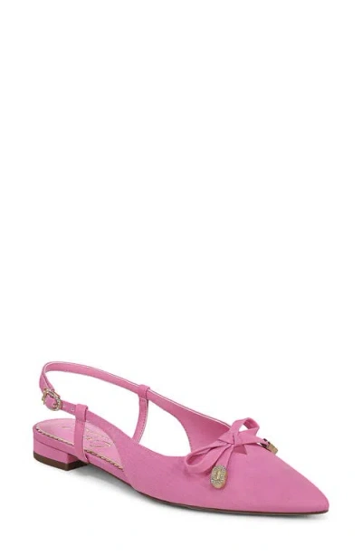 Circus Ny By Sam Edelman Lafayette Pointed Toe Slingback Sandal In Pink Confetti