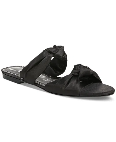 Circus Ny By Sam Edelman Marissa Knotted Flat Slide Sandals In Black