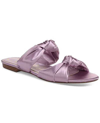 Circus Ny By Sam Edelman Marissa Knotted Flat Slide Sandals In Pale Orchid