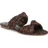 Circus Ny By Sam Edelman Marissa Two Strap Sandal In Black Natural Multi