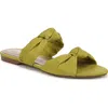 Circus Ny By Sam Edelman Marissa Two Strap Sandal In Dark Lime Sorbet