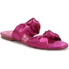 Circus Ny By Sam Edelman Marissa Knotted Flat Slide Sandals In Punchy Pink