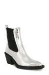 Circus Ny By Sam Edelman Mindy 2 Metallic Chelsea Bootie In Soft Silver