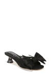 Circus Ny By Sam Edelman Women's Natalina Bow Kitten-heel Dress Sandals In Black