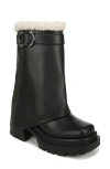 Circus Ny By Sam Edelman Noah Faux Fur Trim Platform Boot In Black