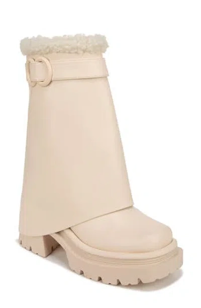 Circus Ny By Sam Edelman Noah Faux Fur Trim Platform Boot In Neutral