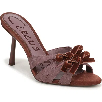 Circus Ny By Sam Edelman Nora Bow Sandal In Burgundy