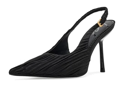 Circus Ny By Sam Edelman Oaklee Women's Shoes Black Pleated: 9.5 M, Synthetic