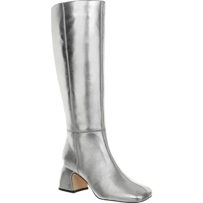 Circus Ny By Sam Edelman Oaklyn Knee High Boot In Silver