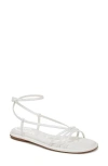 Circus Ny By Sam Edelman Olana Strappy Flat Sandals In Bright White