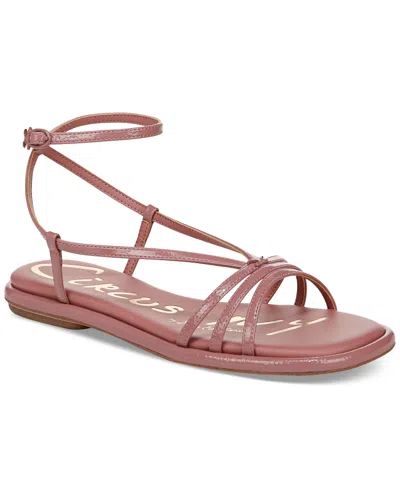 Circus Ny By Sam Edelman Olana Strappy Flat Sandals In Berry Blush