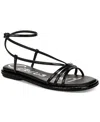 Circus Ny By Sam Edelman Olana Strappy Flat Sandals In Black