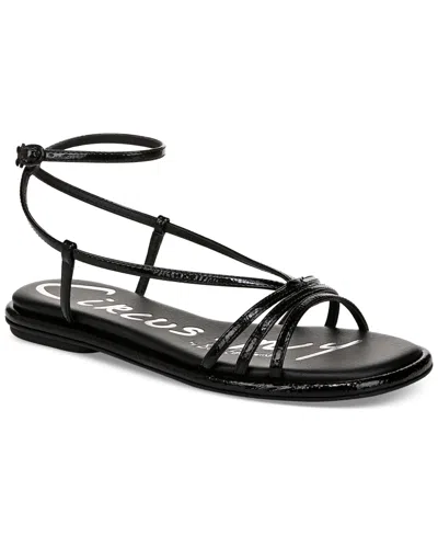 Circus Ny By Sam Edelman Olana Strappy Flat Sandals In Black